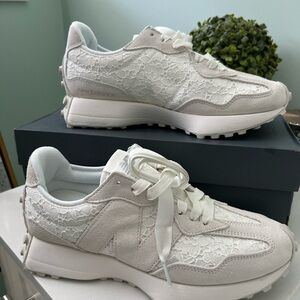 New Balance 327 White Sea Salt **Lace Pack** Sneakers